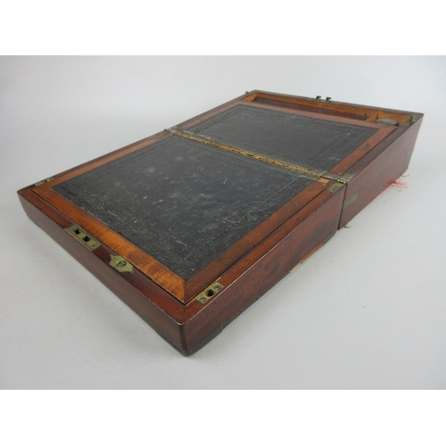 594 - Mahogany writing slope