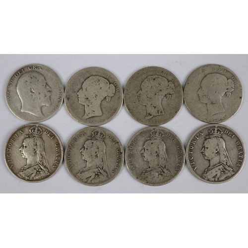 108 - Collection of silver Victorian & Georgian florins