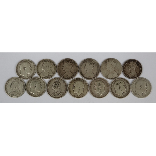 111 - Collection of Edwardian silver florins