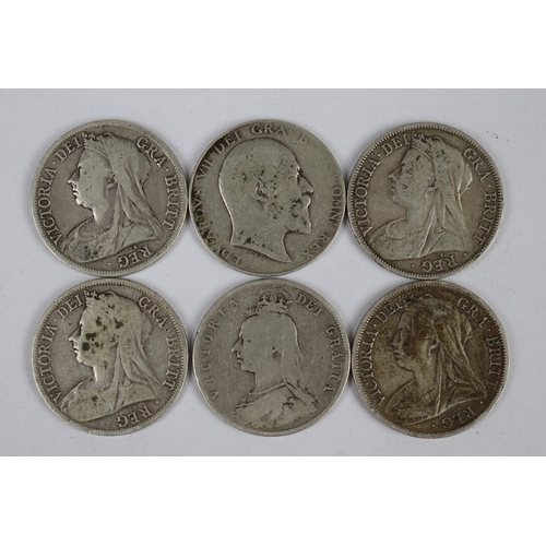 113 - Collection of Victorian silver florins to include 1 Edwardian example