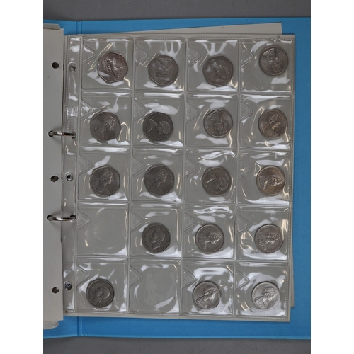 126 - Coins - Binder full of GB decimal coins