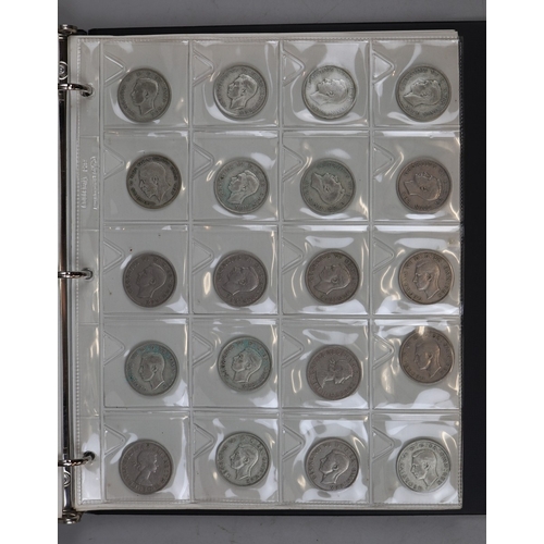 127 - Coins - Binder full of GB Imperial silver coins