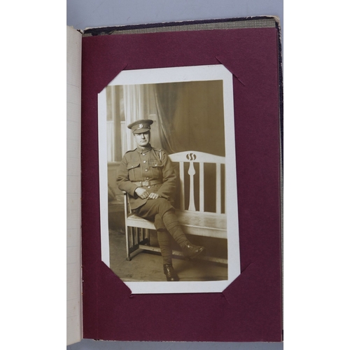 135 - Souvenir of the Great War - The Roll of Honour Album. Photos of soldiers include Ernest Freeman (Col... 