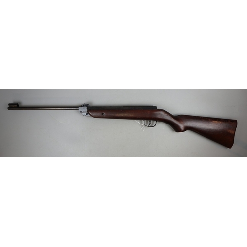 170 - Diana model 'C34' .22 Air rifle- hooded front sight and adjustable rear sight.