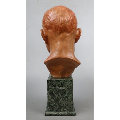 184 - WW2 German bust of SS Obergruppenfuehrer Arthur Seyss-Inquart. Reichskommander of the German Occupie... 