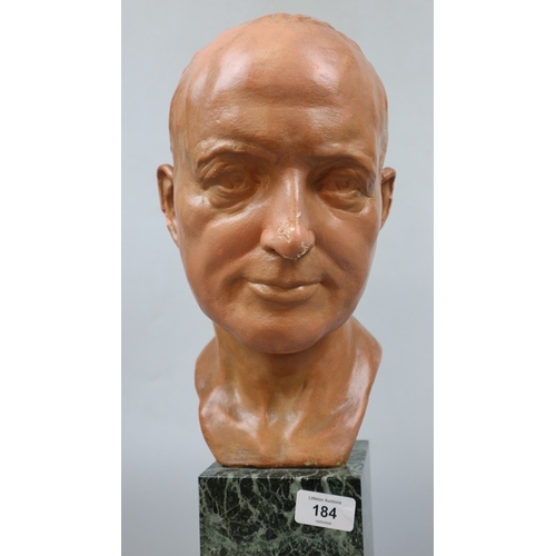 184 - WW2 German bust of SS Obergruppenfuehrer Arthur Seyss-Inquart. Reichskommander of the German Occupie... 