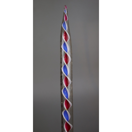 215 - Glass walking stick