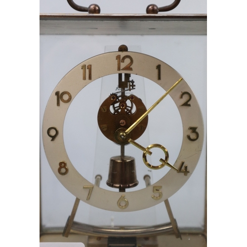 234 - Skeleton carriage clock