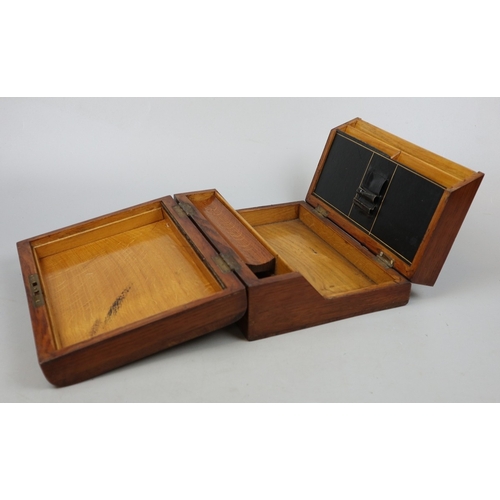 245 - Victorian writing box with its lock and key