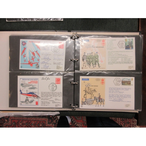 274 - Stamps - Aviation album of RAF covers, 66 of which 27 are signed