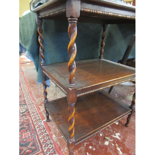 276 - Barley twist side table