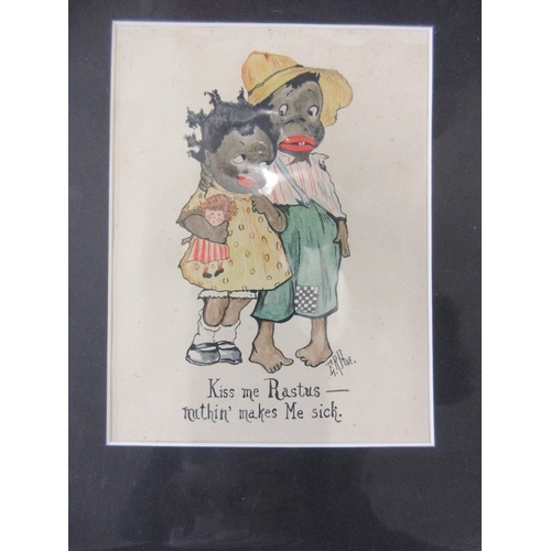 279 - E R Proe American folk art circa 1910/20 Disclaimer: These items are listed on the basis they are il... 