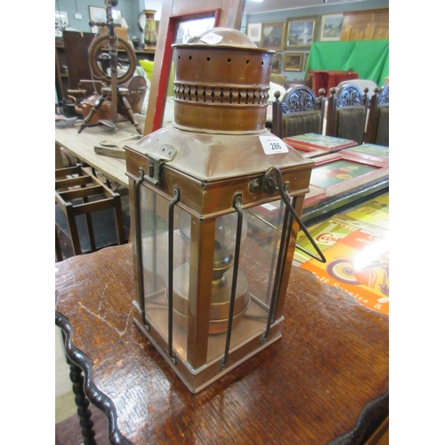 286 - Copper oil lantern