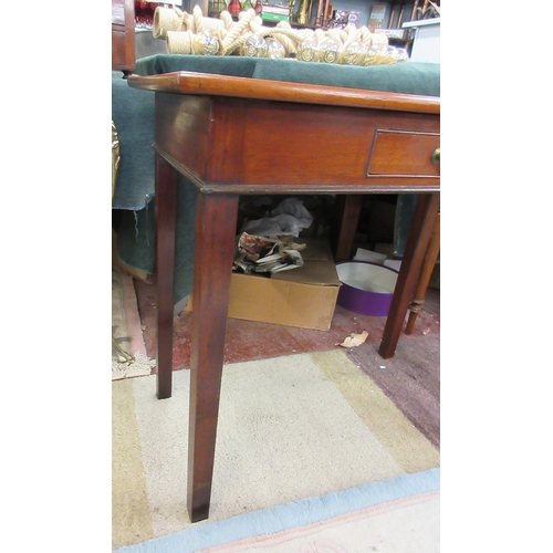 293 - Cherry wood hall table with integrated drawer