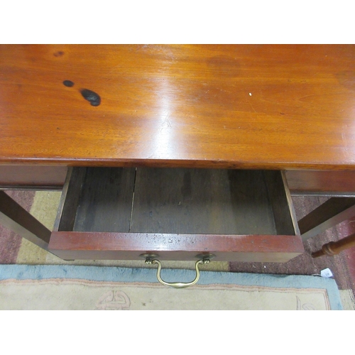 293 - Cherry wood hall table with integrated drawer