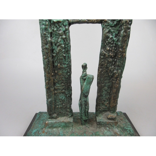 297 - Sculpture - Occupant of a doorway in the style of John Coen