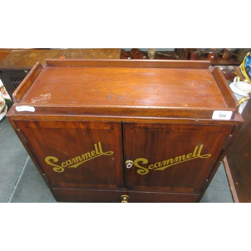 306 - Scammell Lorry workshop cabinet