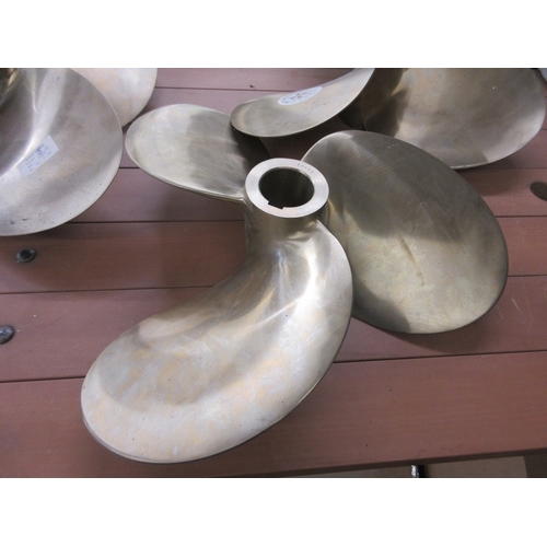 310 - 3 bronze boat propellers