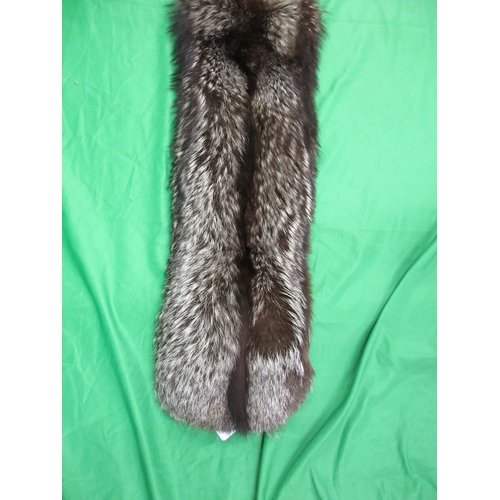 329 - 1950's very fine Silver Fox fur stole, in excellent condition