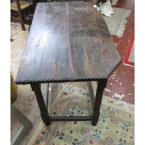 470 - Antique oak side table