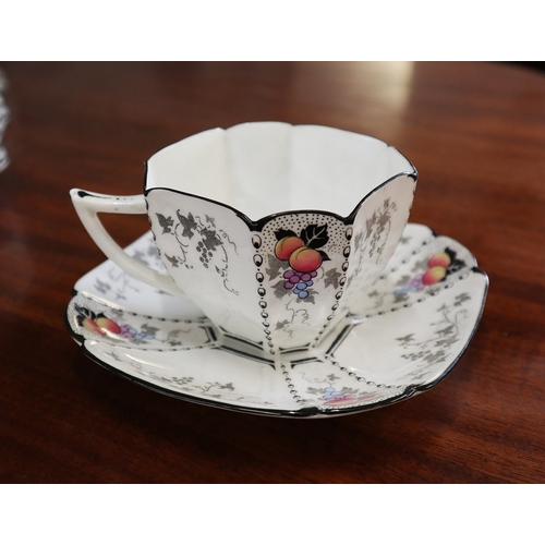 508 - 10 piece Shelley tea set