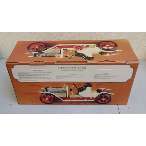 525 - Mamod Steam Roadster SA1 unused in box as new. First production run from the Mamod Brierley Hill fac... 