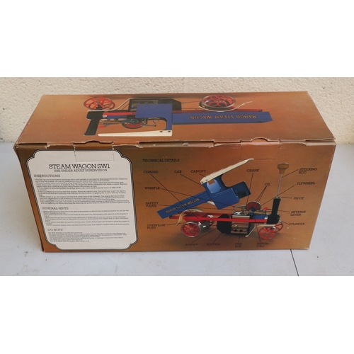 526 - Mamod Steam Wagon SW1 unused in box as new. First production run from the Mamod Brierley Hill f... 