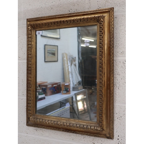 550 - Gilt framed mirror