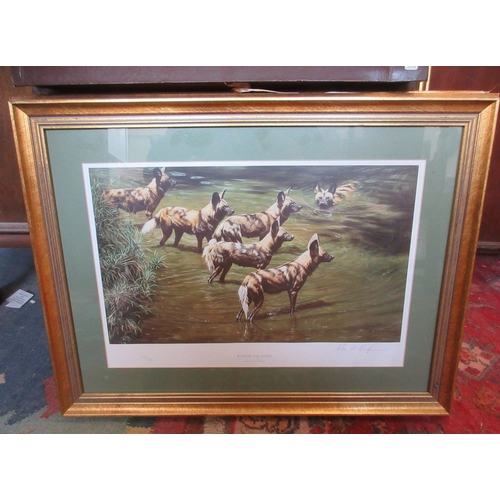 567 - Large collection of Alan Hunt L/E prints - African Wilderness The Sappi portfolio limited edition fr... 