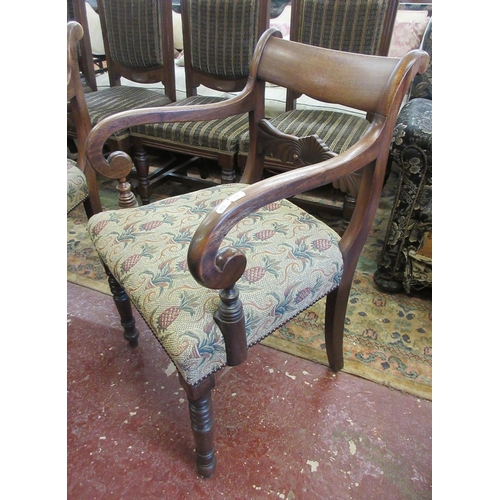 601 - Pair of Georgian armchairs