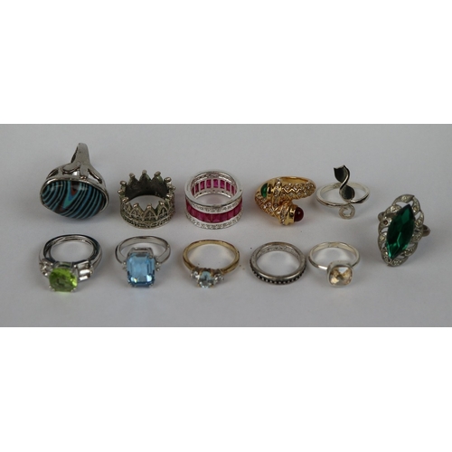 64 - 11 costume rings