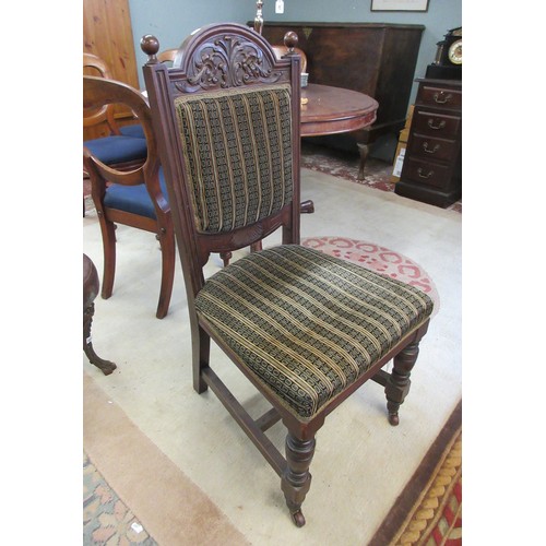 603 - Set of 4 Edwardian chairs