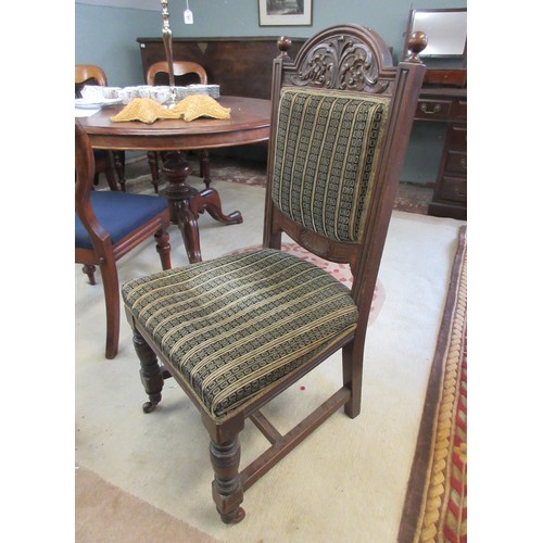 603 - Set of 4 Edwardian chairs