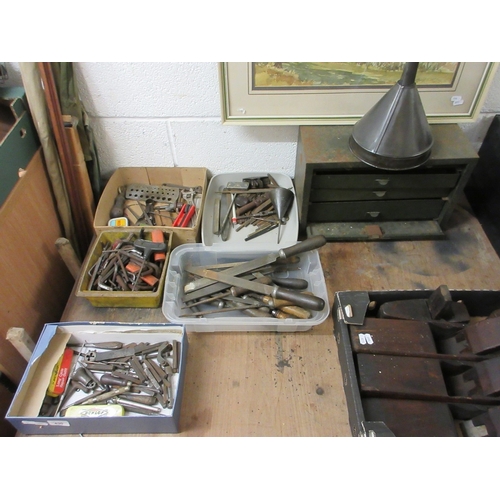 Engineering tools together with engineers box