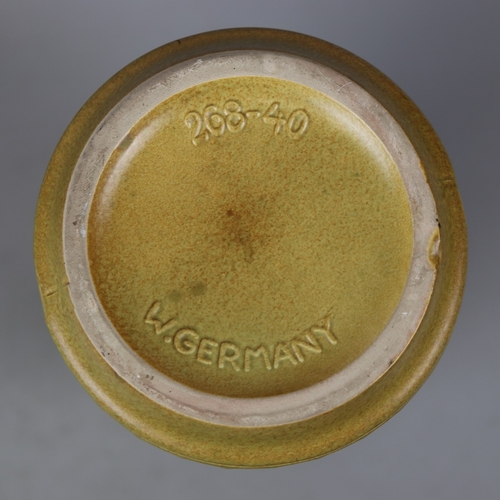 113 - West Germany pottery Vase (X3)