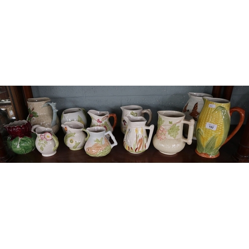 Collection of jugs