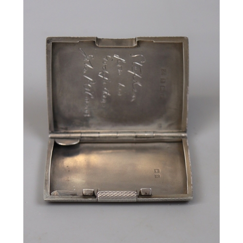 52 - Antque silver box. 41g approx