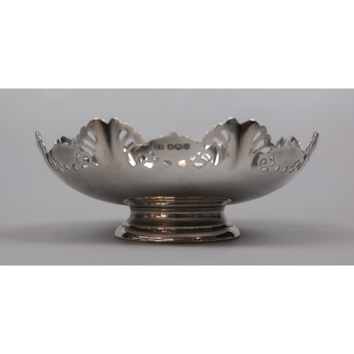 1 - Hallmarked silver bon-bon dish - 168g Approx