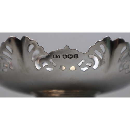 1 - Hallmarked silver bon-bon dish - 168g Approx