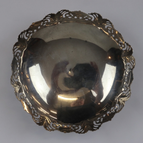 1 - Hallmarked silver bon-bon dish - 168g Approx