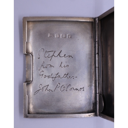 52 - Antque silver box. 41g approx