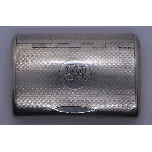 55 - Antique silver box. 46g approx