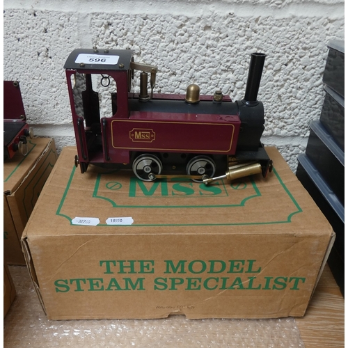 596 - MSS Locomotive engine as new in box