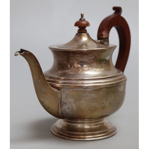 18 - Hallmarked silver bachelors teapot - Approx gross weight 250g