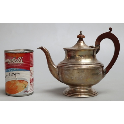 18 - Hallmarked silver bachelors teapot - Approx gross weight 250g