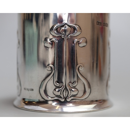 2 - Hallmarked silver tea caddy - Approx weight 157gSheffield, Roberts & Belk Ltd, 1901