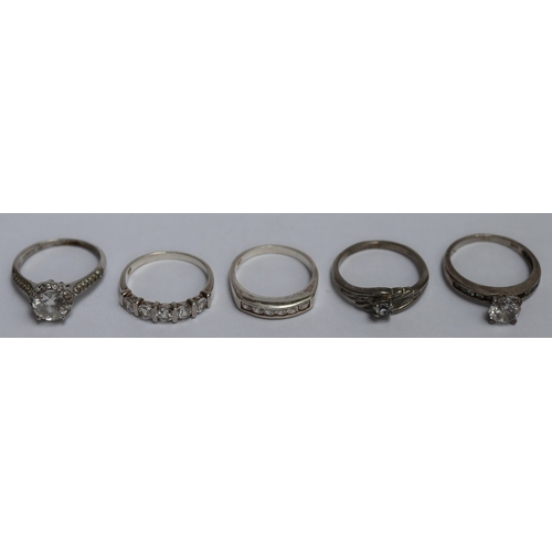 26 - 10 silver rings