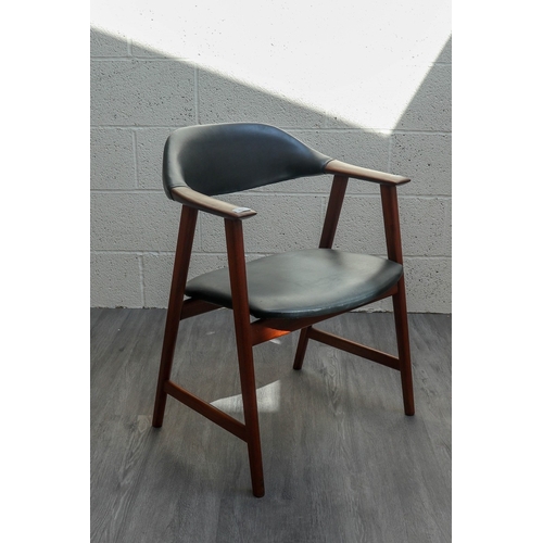 625 - Danish teak desk armchair