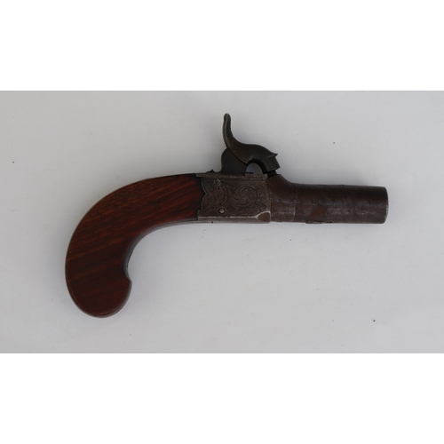 131 - 50 bore percussion pocket pistol, 1.5