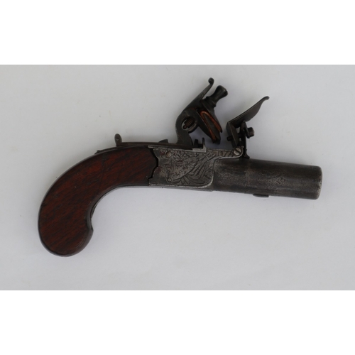 133 - 50 bore flintlock pocket pistol,1.5